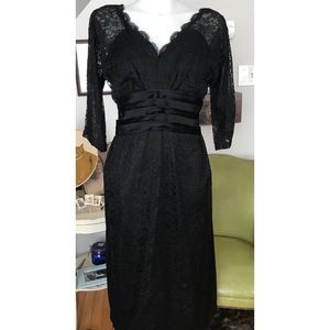 Vintage 50’s Ferman O’Grady black wiggle dress